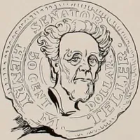 Picture 41 of 120 from Hits at politics : a series of cartoons / by W.A. Rogers. (1899), leaf 53