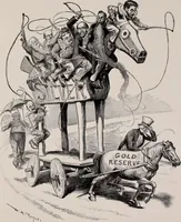 Picture 46 of 120 from Hits at politics : a series of cartoons / by W.A. Rogers. (1899), leaf 60