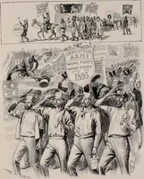Picture 47 of 120 from Hits at politics : a series of cartoons / by W.A. Rogers. (1899), leaf 62