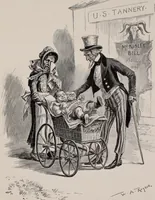 Picture 48 of 120 from Hits at politics : a series of cartoons / by W.A. Rogers. (1899), leaf 64