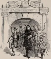 Picture 69 of 120 from Hits at politics : a series of cartoons / by W.A. Rogers. (1899), leaf 92