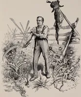 An illustration from Hits at politics : a series of cartoons / by W.A. Rogers. (1899)