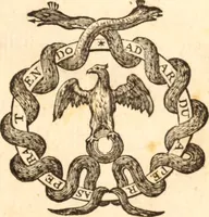 An illustration from An historicall vindication of the Church of England in point of schism, as it stands separated from the Roman, and was reformed I. Elizabeth (1657)