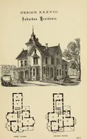Picture 46 of 142 from Hobbs's architecture: containing designs and ground plans for villas, cottages and other edifices, both suburban and rural, adapted to the United States. With rules for criticism, and introduction (1876), leaf 102