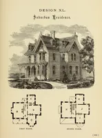 Picture 48 of 142 from Hobbs's architecture: containing designs and ground plans for villas, cottages and other edifices, both suburban and rural, adapted to the United States. With rules for criticism, and introduction (1876), leaf 106
