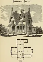 Picture 49 of 142 from Hobbs's architecture: containing designs and ground plans for villas, cottages and other edifices, both suburban and rural, adapted to the United States. With rules for criticism, and introduction (1876), leaf 108