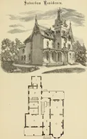 Picture 50 of 142 from Hobbs's architecture: containing designs and ground plans for villas, cottages and other edifices, both suburban and rural, adapted to the United States. With rules for criticism, and introduction (1876), leaf 110
