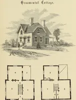 An illustration from Hobbs's architecture: containing designs and ground plans for villas, cottages and other edifices, both suburban and rural, adapted to the United States. With rules for criticism, and introduction (1876)