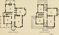 An illustration from Hobbs's architecture: containing designs and ground plans for villas, cottages and other edifices, both suburban and rural, adapted to the United States. With rules for criticism, and introduction (1876)