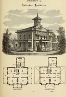 An illustration from Hobbs's architecture: containing designs and ground plans for villas, cottages and other edifices, both suburban and rural, adapted to the United States. With rules for criticism, and introduction (1876)