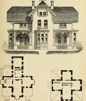 Picture 66 of 142 from Hobbs's architecture: containing designs and ground plans for villas, cottages and other edifices, both suburban and rural, adapted to the United States. With rules for criticism, and introduction (1876), leaf 136