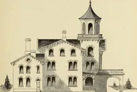 An illustration from Hobbs's architecture: containing designs and ground plans for villas, cottages and other edifices, both suburban and rural, adapted to the United States. With rules for criticism, and introduction (1876)