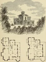 An illustration from Hobbs's architecture: containing designs and ground plans for villas, cottages and other edifices, both suburban and rural, adapted to the United States. With rules for criticism, and introduction (1876)