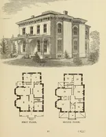 Picture 79 of 142 from Hobbs's architecture: containing designs and ground plans for villas, cottages and other edifices, both suburban and rural, adapted to the United States. With rules for criticism, and introduction (1876), leaf 158