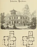 Picture 81 of 142 from Hobbs's architecture: containing designs and ground plans for villas, cottages and other edifices, both suburban and rural, adapted to the United States. With rules for criticism, and introduction (1876), leaf 162