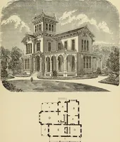 Picture 84 of 142 from Hobbs's architecture: containing designs and ground plans for villas, cottages and other edifices, both suburban and rural, adapted to the United States. With rules for criticism, and introduction (1876), leaf 168