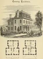 An illustration from Hobbs's architecture: containing designs and ground plans for villas, cottages and other edifices, both suburban and rural, adapted to the United States. With rules for criticism, and introduction (1876)