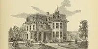 An illustration from Hobbs's architecture: containing designs and ground plans for villas, cottages and other edifices, both suburban and rural, adapted to the United States. With rules for criticism, and introduction (1876)