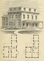 An illustration from Hobbs's architecture: containing designs and ground plans for villas, cottages and other edifices, both suburban and rural, adapted to the United States. With rules for criticism, and introduction (1876)