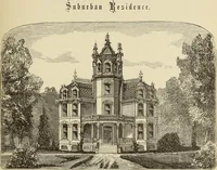 Picture 98 of 142 from Hobbs's architecture: containing designs and ground plans for villas, cottages and other edifices, both suburban and rural, adapted to the United States. With rules for criticism, and introduction (1876), leaf 194