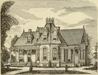 Picture 103 of 142 from Hobbs's architecture: containing designs and ground plans for villas, cottages and other edifices, both suburban and rural, adapted to the United States. With rules for criticism, and introduction (1876), leaf 202
