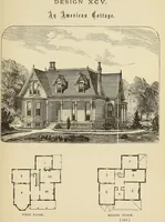 An illustration from Hobbs's architecture: containing designs and ground plans for villas, cottages and other edifices, both suburban and rural, adapted to the United States. With rules for criticism, and introduction (1876)