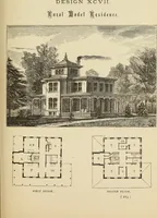 Picture 116 of 142 from Hobbs's architecture: containing designs and ground plans for villas, cottages and other edifices, both suburban and rural, adapted to the United States. With rules for criticism, and introduction (1876), leaf 220