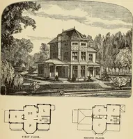 An illustration from Hobbs's architecture: containing designs and ground plans for villas, cottages and other edifices, both suburban and rural, adapted to the United States. With rules for criticism, and introduction (1876)