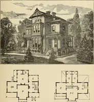 Picture 119 of 142 from Hobbs's architecture: containing designs and ground plans for villas, cottages and other edifices, both suburban and rural, adapted to the United States. With rules for criticism, and introduction (1876), leaf 226