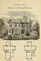Picture 132 of 142 from Hobbs's architecture: containing designs and ground plans for villas, cottages and other edifices, both suburban and rural, adapted to the United States. With rules for criticism, and introduction (1876), leaf 250
