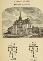 Picture 138 of 142 from Hobbs's architecture: containing designs and ground plans for villas, cottages and other edifices, both suburban and rural, adapted to the United States. With rules for criticism, and introduction (1876), leaf 262