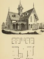 An illustration from Hobbs's architecture: containing designs and ground plans for villas, cottages and other edifices, both suburban and rural, adapted to the United States. With rules for criticism, and introduction (1876)