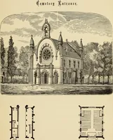 An illustration from Hobbs's architecture: containing designs and ground plans for villas, cottages and other edifices, both suburban and rural, adapted to the United States. With rules for criticism, and introduction (1876)
