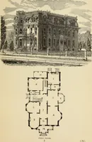 Picture 4 of 142 from Hobbs's architecture: containing designs and ground plans for villas, cottages and other edifices, both suburban and rural, adapted to the United States. With rules for criticism, and introduction (1876), leaf 30