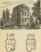 An illustration from Hobbs's architecture: containing designs and ground plans for villas, cottages and other edifices, both suburban and rural, adapted to the United States. With rules for criticism, and introduction (1876)