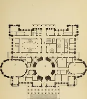 An illustration from Hobbs's architecture: containing designs and ground plans for villas, cottages and other edifices, both suburban and rural, adapted to the United States. With rules for criticism, and introduction (1876)