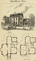 Picture 11 of 142 from Hobbs's architecture: containing designs and ground plans for villas, cottages and other edifices, both suburban and rural, adapted to the United States. With rules for criticism, and introduction (1876), leaf 44