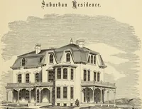 Picture 15 of 142 from Hobbs's architecture: containing designs and ground plans for villas, cottages and other edifices, both suburban and rural, adapted to the United States. With rules for criticism, and introduction (1876), leaf 50