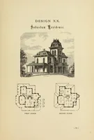 Picture 26 of 142 from Hobbs's architecture: containing designs and ground plans for villas, cottages and other edifices, both suburban and rural, adapted to the United States. With rules for criticism, and introduction (1876), leaf 66