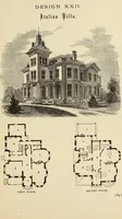 Picture 28 of 142 from Hobbs's architecture: containing designs and ground plans for villas, cottages and other edifices, both suburban and rural, adapted to the United States. With rules for criticism, and introduction (1876), leaf 70