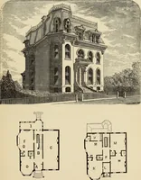 An illustration from Hobbs's architecture: containing designs and ground plans for villas, cottages and other edifices, both suburban and rural, adapted to the United States. With rules for criticism, and introduction (1876)