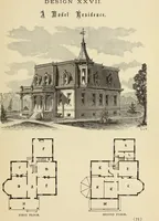 Picture 33 of 142 from Hobbs's architecture: containing designs and ground plans for villas, cottages and other edifices, both suburban and rural, adapted to the United States. With rules for criticism, and introduction (1876), leaf 80