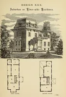Picture 36 of 142 from Hobbs's architecture: containing designs and ground plans for villas, cottages and other edifices, both suburban and rural, adapted to the United States. With rules for criticism, and introduction (1876), leaf 86