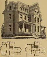 Picture 75 of 188 from Hobbs's architecture: containing designs and ground plans for villas, cottages and other edifices, both suburban and rural, adapted to the United States. With rules for criticism, and introduction (1876), leaf 122