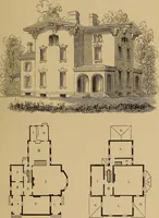 An illustration from Hobbs's architecture: containing designs and ground plans for villas, cottages and other edifices, both suburban and rural, adapted to the United States. With rules for criticism, and introduction (1876)
