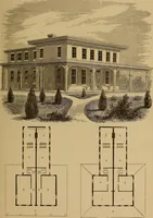 An illustration from Hobbs's architecture: containing designs and ground plans for villas, cottages and other edifices, both suburban and rural, adapted to the United States. With rules for criticism, and introduction (1876)