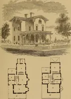 Picture 88 of 188 from Hobbs's architecture: containing designs and ground plans for villas, cottages and other edifices, both suburban and rural, adapted to the United States. With rules for criticism, and introduction (1876), leaf 148