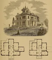 An illustration from Hobbs's architecture: containing designs and ground plans for villas, cottages and other edifices, both suburban and rural, adapted to the United States. With rules for criticism, and introduction (1876)