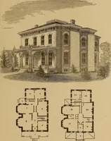 An illustration from Hobbs's architecture: containing designs and ground plans for villas, cottages and other edifices, both suburban and rural, adapted to the United States. With rules for criticism, and introduction (1876)