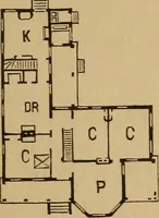 An illustration from Hobbs's architecture: containing designs and ground plans for villas, cottages and other edifices, both suburban and rural, adapted to the United States. With rules for criticism, and introduction (1876)